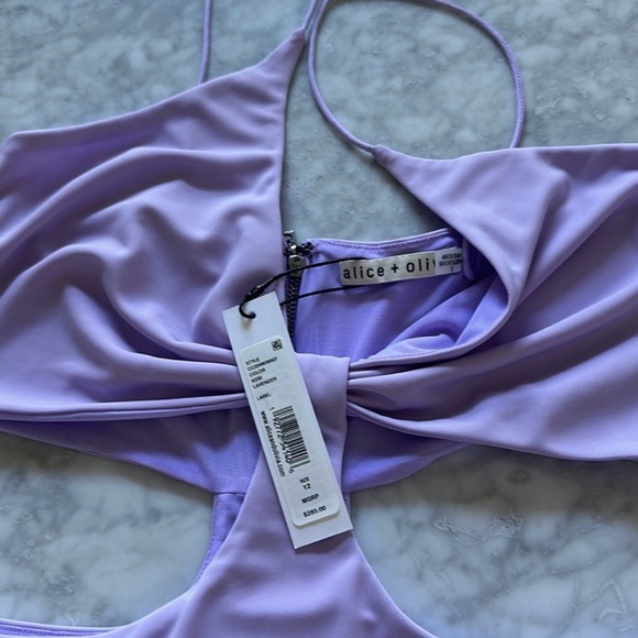 Alice + Olivia Havana Sleeveless Cut Out Minidress - Picture 6 of 11